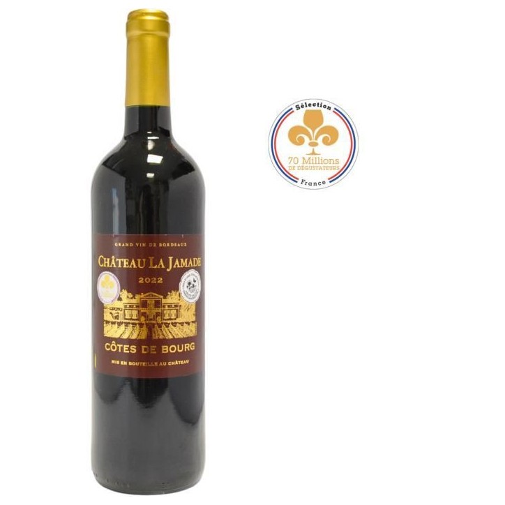 Château La Jamade 2022 Côtes de Bourg - Vin rouge de Bordeaux