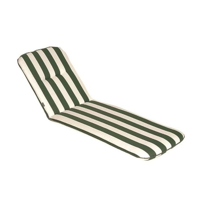 JARDIN PRIVE Coussin bain de soleil CANCALE Vert 184x59x5,5cm JARDIN PRIVE Coussin bain de soleil CANCALE Vert 184x59x5,5cm