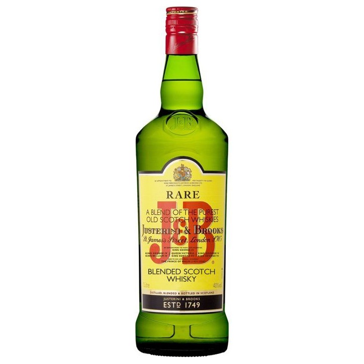 J&B - Rare - Blended Scotch Whisky - 40.0% Vol. - 1L