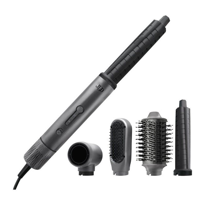 Brosse soufflante 4-en-1 - JEAN LOUIS DAVID - Aerotwist - Gris