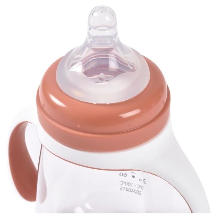 Biberon d'apprentissage 2-en-1 - BEABA - 210 ml - Terracotta Biberon d'apprentissage 2-en-1 - BEABA - 210 ml - Terracotta
