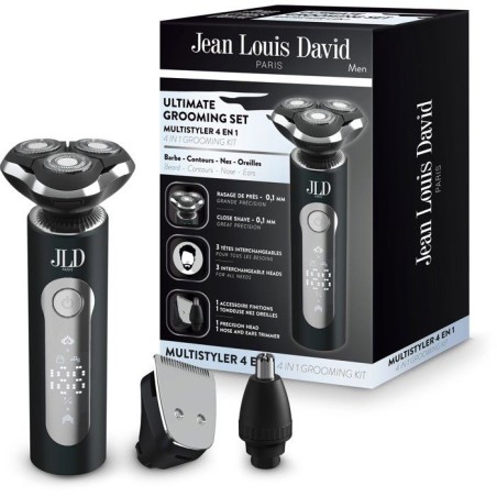 Tondeuse multi-usages - JEAN LOUIS DAVID - KIT GROOMING 4-en-1 - 3 tet
