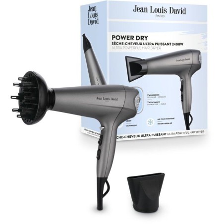 Seche-cheveux - JEAN LOUIS DAVID - Power Dry - Diffuseur - 3 températ
