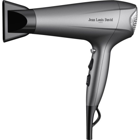 Seche-cheveux - JEAN LOUIS DAVID - Power Dry - Diffuseur - 3 températures - 2400 W - Gris