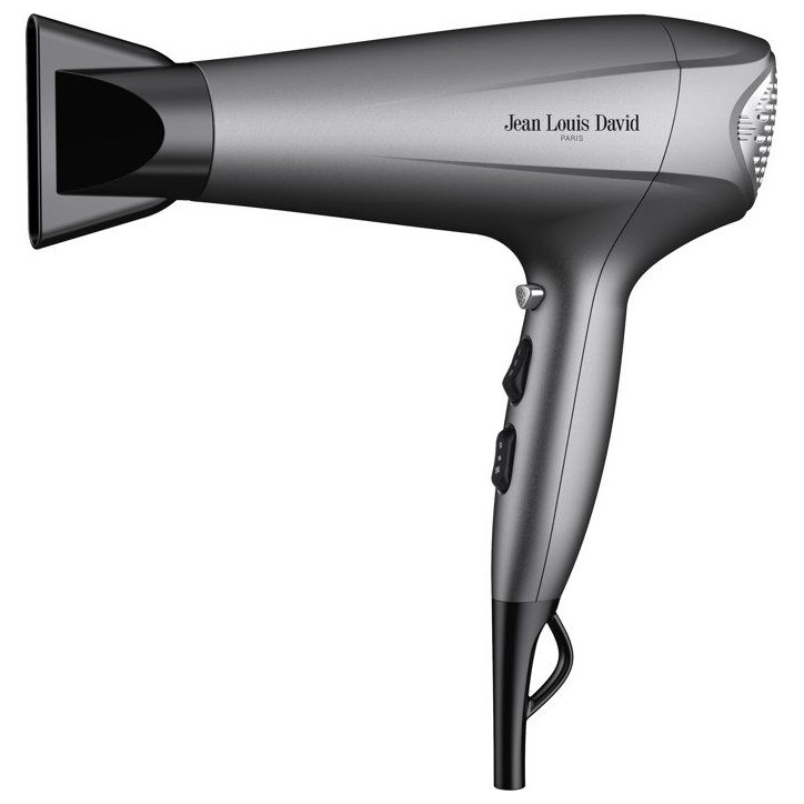 Seche-cheveux - JEAN LOUIS DAVID - Power Dry - Diffuseur - 3 températures - 2400 W - Gris Seche-cheveux - JEAN LOUIS DAVID - Power Dry - Diffuseur - 3 températures - 2400 W - Gris