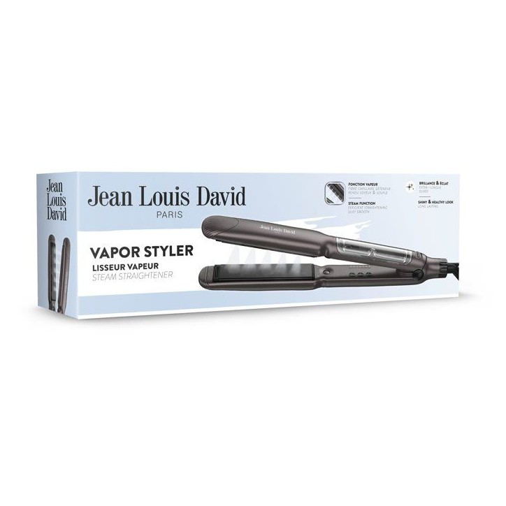 Lisseur vapeur - JEAN LOUIS DAVID - Vapor Styler - 6 températures - Gris Lisseur vapeur - JEAN LOUIS DAVID - Vapor Styler - 6 températures - Gris