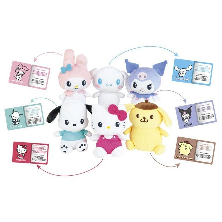 Peluche Kawai My Melody - JEMINI - HELLO KITTY - 17 cm