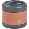 Thermo-portion - BEABA - 500 ml - Inox - Gris minéral / Terracotta