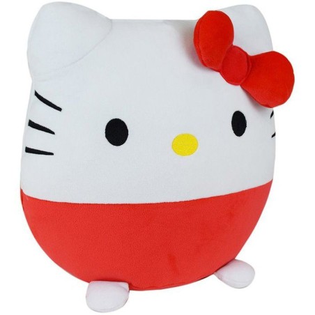 Peluche Kawai coussin - JEMINI - HELLO KITTY - 27 cm - Doux et moelleu