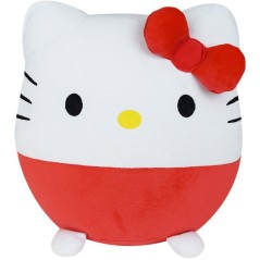 Peluche Kawai coussin - JEMINI - HELLO KITTY - 27 cm - Doux et moelleux