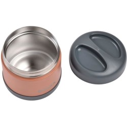 Thermo-portion - BEABA - 500 ml - Inox - Gris minéral / Terracotta