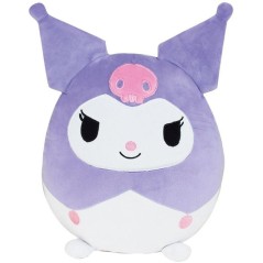 Peluche Kawai Kuromi coussin - JEMINI - HELLO KITTY - 27 cm - Doux et
