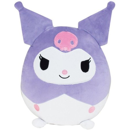 Peluche Kawai Kuromi coussin - JEMINI - HELLO KITTY - 27 cm - Doux et