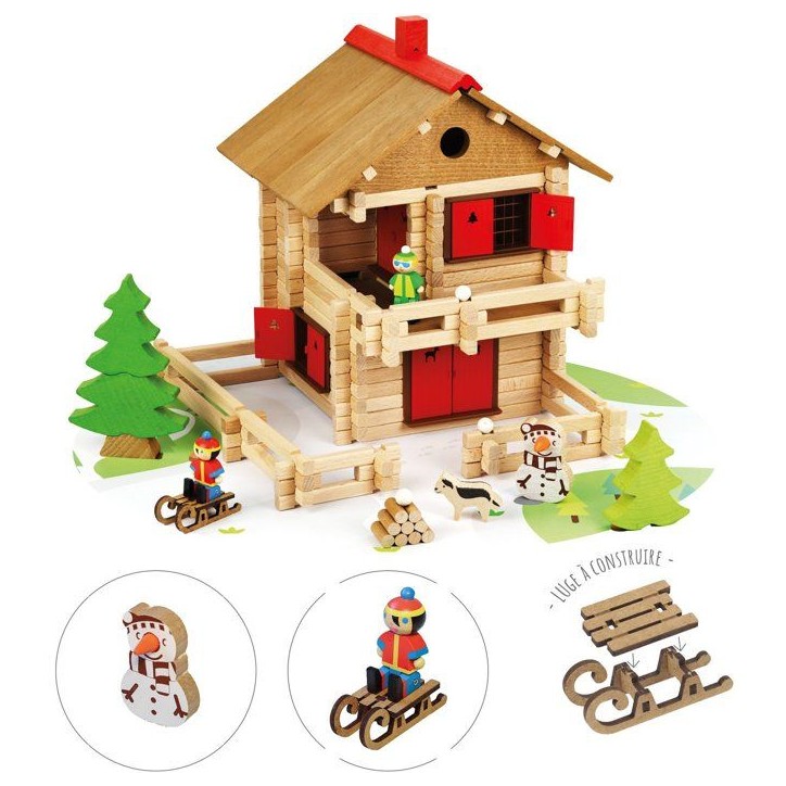 JEUJURA - Construction en bois - Le grand chalet d'alpage - 215 pieces - Des 5 ans JEUJURA - Construction en bois - Le grand chalet d'alpage - 215 pieces - Des 5 ans