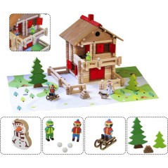 JEUJURA - Construction en bois - Le grand chalet d'alpage - 215 pieces