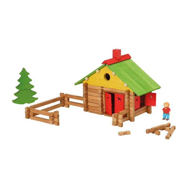 JEUJURA - Construction en bois - Mon chalet en bois - 130 pieces - Des