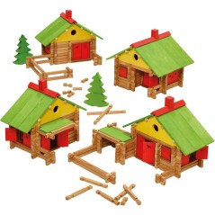 JEUJURA - Construction en bois - Mon chalet en bois - 130 pieces - Des