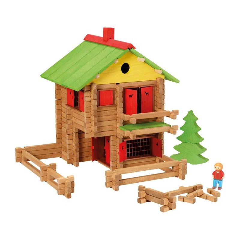 JEUJURA - Construction en bois - Mon chalet en bois - 225 pieces - Des