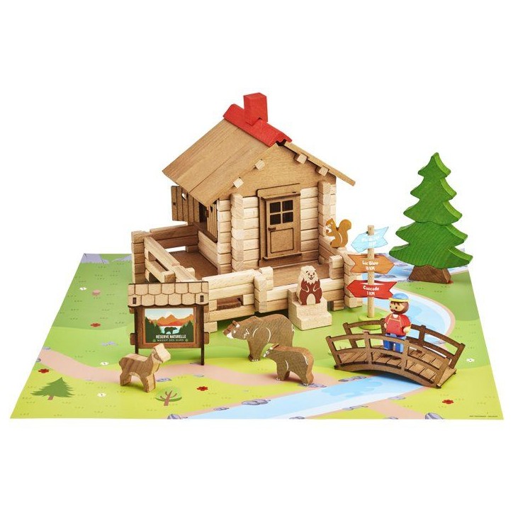 JEUJURA - Construction en bois - La réserve naturelle - 125 pieces - Des 5 ans JEUJURA - Construction en bois - La réserve naturelle - 125 pieces - Des 5 ans