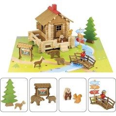 JEUJURA - Construction en bois - La réserve naturelle - 125 pieces - Des 5 ans