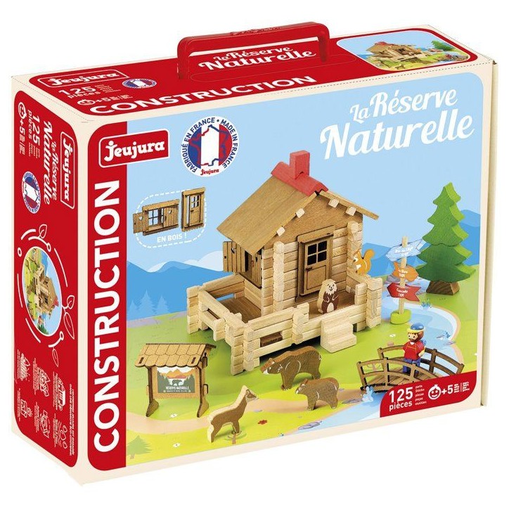 JEUJURA - Construction en bois - La réserve naturelle - 125 pieces - Des 5 ans JEUJURA - Construction en bois - La réserve naturelle - 125 pieces - Des 5 ans
