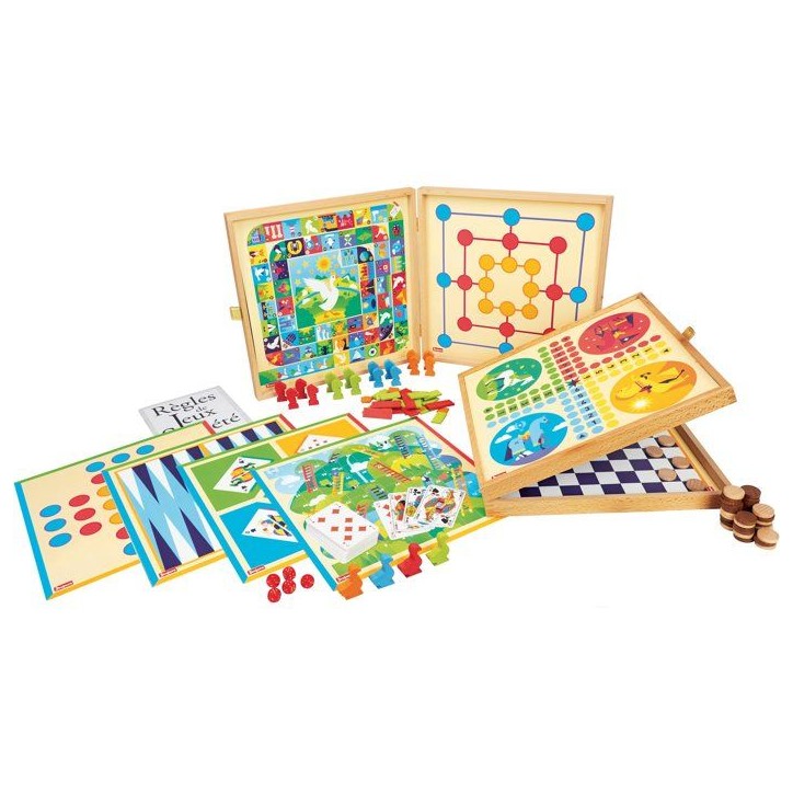 Coffret de jeux classiques - JEUJURA - 150 regles - Des 3 ans Coffret de jeux classiques - JEUJURA - 150 regles - Des 3 ans