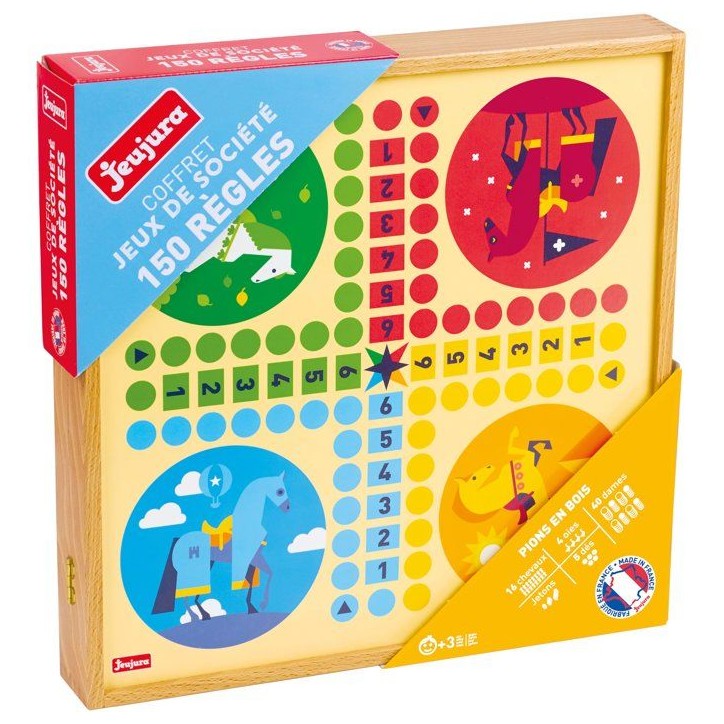 Coffret de jeux classiques - JEUJURA - 150 regles - Des 3 ans Coffret de jeux classiques - JEUJURA - 150 regles - Des 3 ans