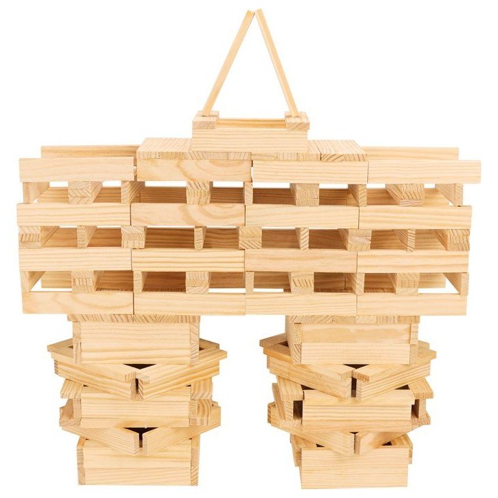 JEUJURA - Construction en bois - TECAP ? Classic - 200 pieces - Des 3 ans