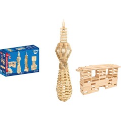 JEUJURA - Construction en bois - TECAP ? Classic - 300 pieces - Des 3