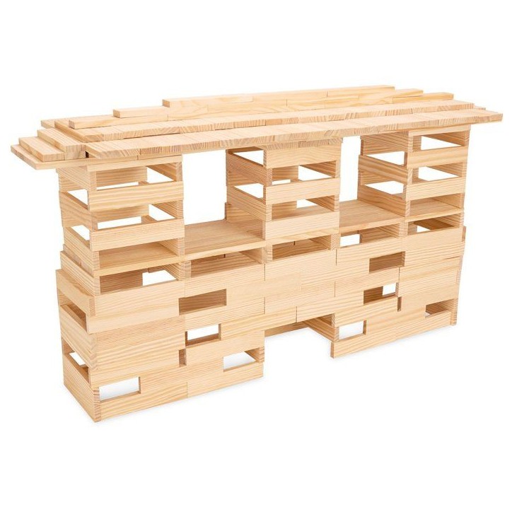 JEUJURA - Construction en bois - TECAP ? Classic - 300 pieces - Des 3 ans JEUJURA - Construction en bois - TECAP ? Classic - 300 pieces - Des 3 ans