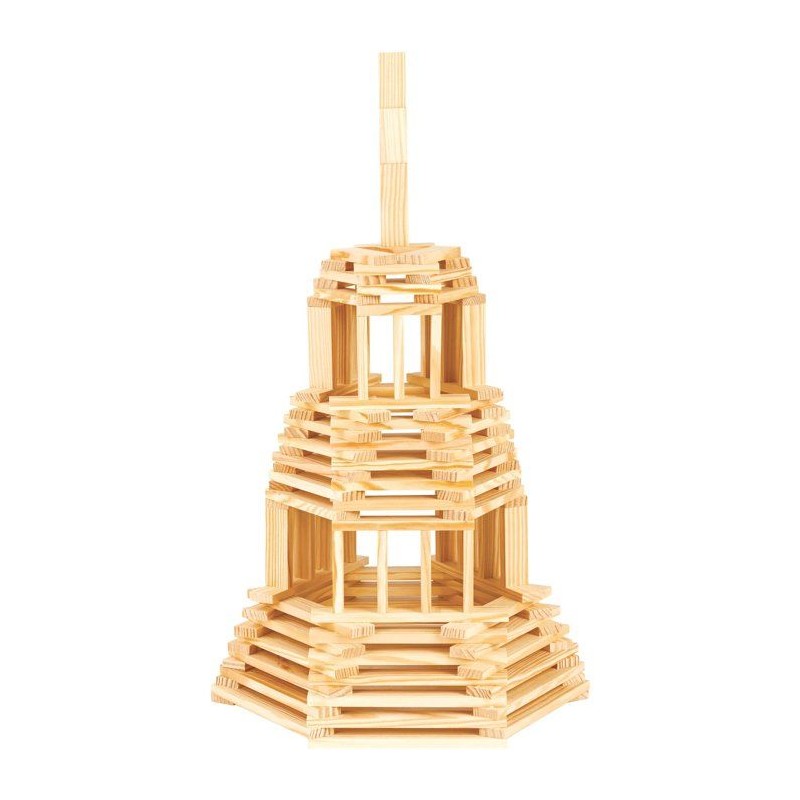 JEUJURA - Construction en bois - TECAP ? 3XL - 200 pieces - Des 3 ans