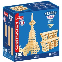 JEUJURA - Construction en bois - TECAP ? 3XL - 200 pieces - Des 3 ans
