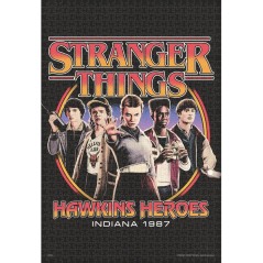 Puzzle Stranger Things Heroes 1053 super small pieces - EPOCH Jigsaw P