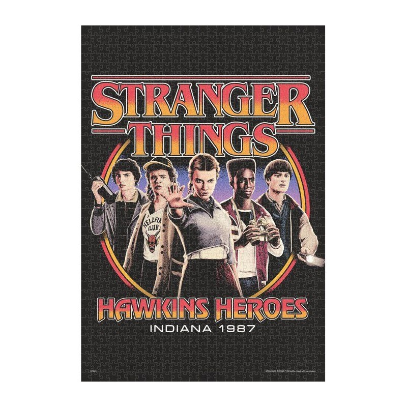 Puzzle Stranger Things Heroes 1053 super small pieces - EPOCH Jigsaw P