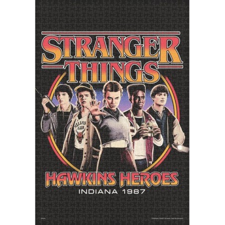 Puzzle Stranger Things Heroes 1053 super small pieces - EPOCH Jigsaw P