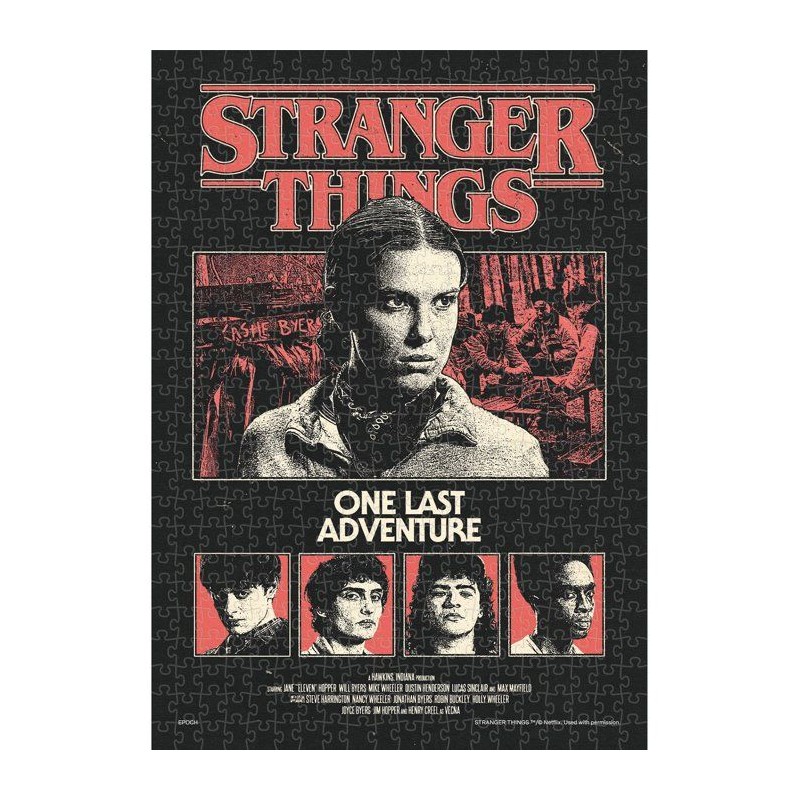 Puzzle Stranger Things One Last Adventure 500 super small pieces - EPO