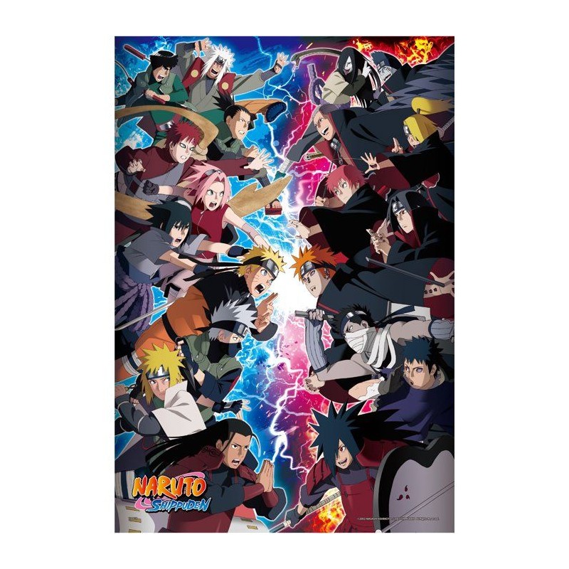 Puzzle Naruto Shippuden 1053 super small pieces - EPOCH Jigsaw Puzzle