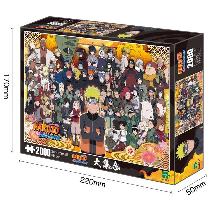 Puzzle Naruto Shippuden 2000 super small pieces - EPOCH Jigsaw Puzzle - 8402H Puzzle Naruto Shippuden 2000 super small pieces - EPOCH Jigsaw Puzzle - 8402H