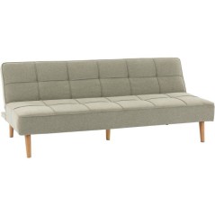 Canapé convertible - 4 places - JULIE - Tissu Olive - 180 x 72 x 72 c