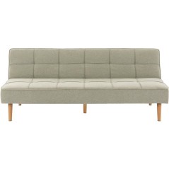 Canapé convertible - 4 places - JULIE - Tissu Olive - 180 x 72 x 72 c