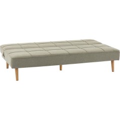 Canapé convertible - 4 places - JULIE - Tissu Olive - 180 x 72 x 72 c