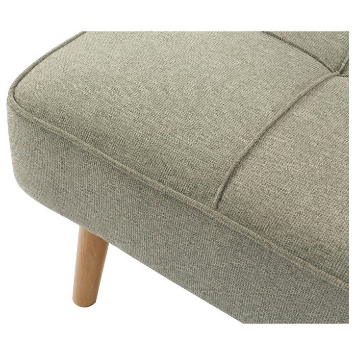 Canapé convertible - 4 places - JULIE - Tissu Olive - 180 x 72 x 72 cm Canapé convertible - 4 places - JULIE - Tissu Olive - 180 x 72 x 72 cm