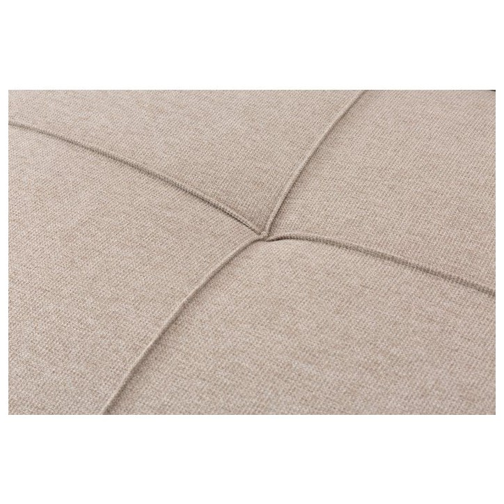 Canapé convertible - 4 places - JULIE - Tissu Beige - 180 x 72 x 72 cm Canapé convertible - 4 places - JULIE - Tissu Beige - 180 x 72 x 72 cm