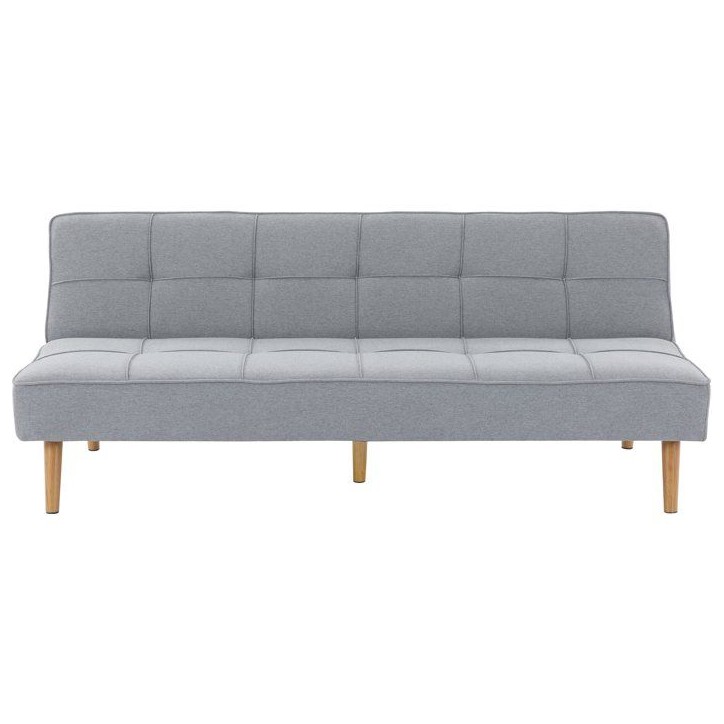 Canapé convertible - 4 places - JULIE - Tissu Gris - 180 x 72 x 72 cm Canapé convertible - 4 places - JULIE - Tissu Gris - 180 x 72 x 72 cm
