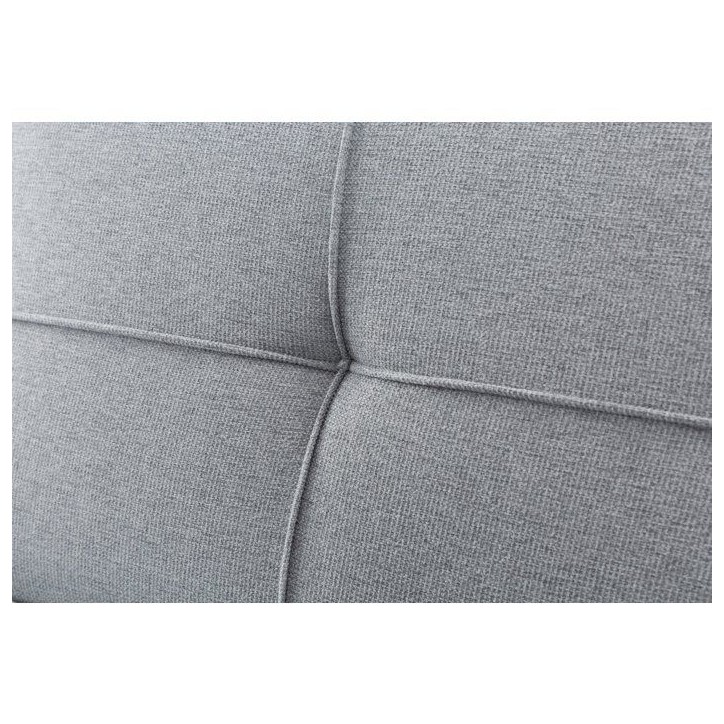 Canapé convertible - 4 places - JULIE - Tissu Gris - 180 x 72 x 72 cm Canapé convertible - 4 places - JULIE - Tissu Gris - 180 x 72 x 72 cm