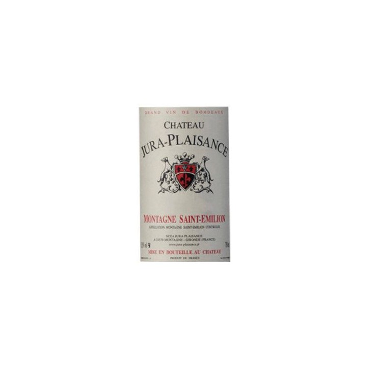 Château Jura-Plaisance 2014 Montagne Saint-Emilion - Vin rouge de Bordeaux