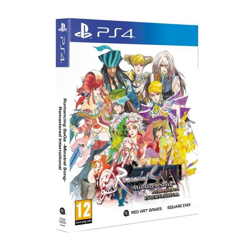 Romancing SaGa Minstrel Song - Remastered International - Jeu PS4
