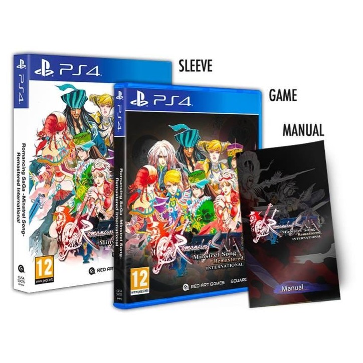 Romancing SaGa Minstrel Song - Remastered International - Jeu PS4 Romancing SaGa Minstrel Song - Remastered International - Jeu PS4