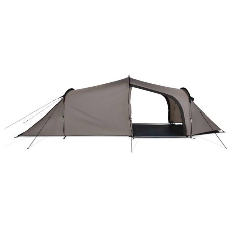Tente tunnel - 2 places - KAMPA - Wanderlight 02 - marron champignon