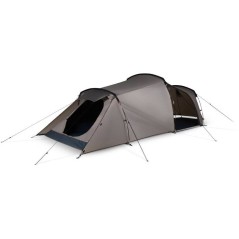 Tente tunnel - 2 places - KAMPA - Wanderlight 02 - marron champignon